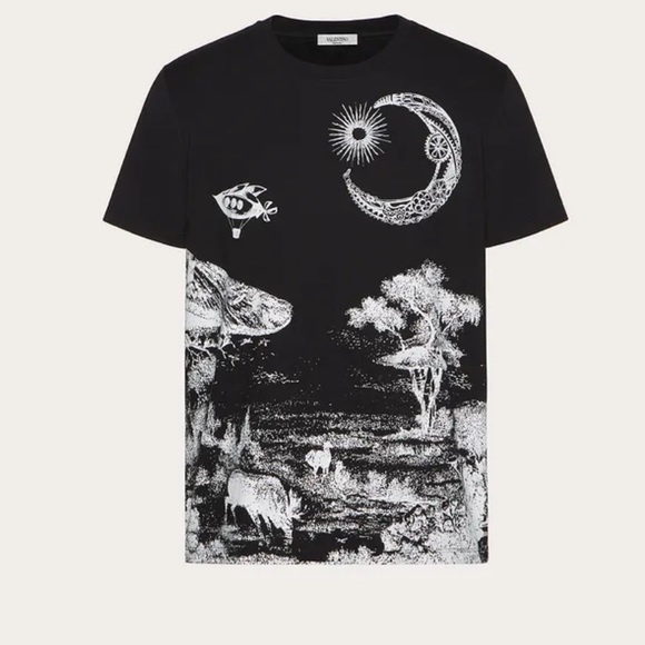 VALENTINO DREAMATIC PRINT T-SHIRT SIZE SMALL BRAND NEW